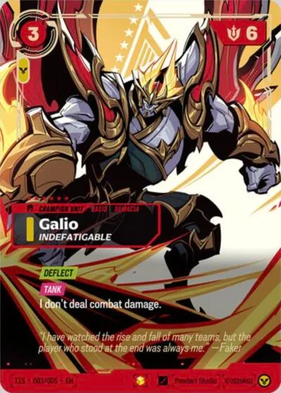 Galio, Indefatigable (T1 Signature Edition · Faker)